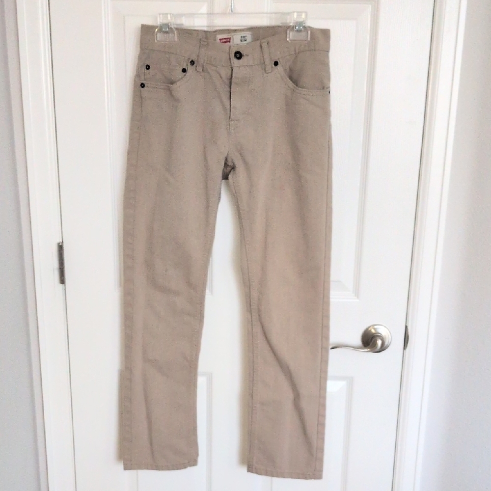 Levi's Boys 511 Slim Tan Jeans - 18 Reg